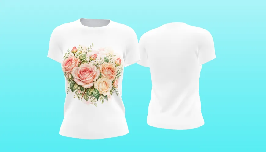 Kit Junho 2027 Rosas com artes PNG para caneca e personalizados, agenda A5 em PDF e mockups para divulgação. Produto digital.