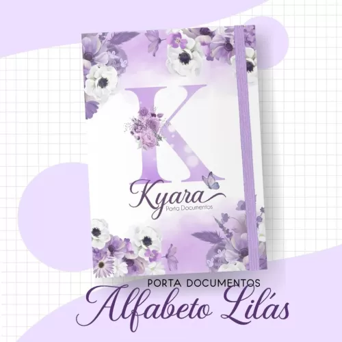 Kit Maternidade - Alfabeto Lilás 2024 - Meninas - Encadernação 2024
