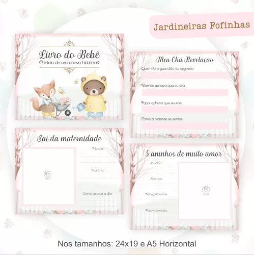 Kit Maternidade Clube Baby – Jardineiras Fofinhas – Pamella Vieira