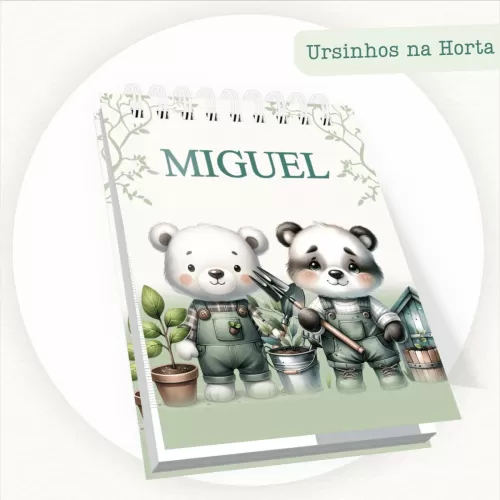 Kit Maternidade Clube Baby – Ursinhos na Horta – Pamella Vieira