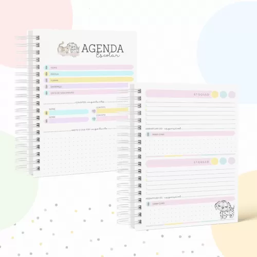 Kit Pet Menina – Volta às Aulas 2024 (Papel Amado)