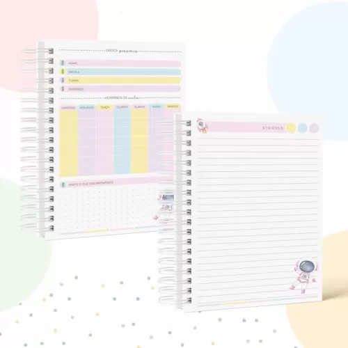 Kit Space Girl – Volta às Aulas 2024 (Papel Amado)