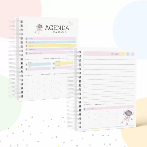 Kit Space Girl – Volta às Aulas 2024 (Papel Amado)