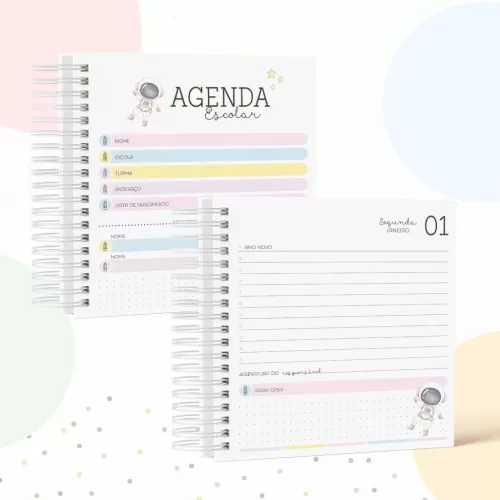 Kit Space Girl – Volta às Aulas 2024 (Papel Amado)