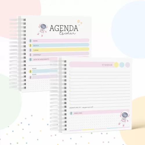 Kit Space Girl – Volta às Aulas 2024 (Papel Amado)