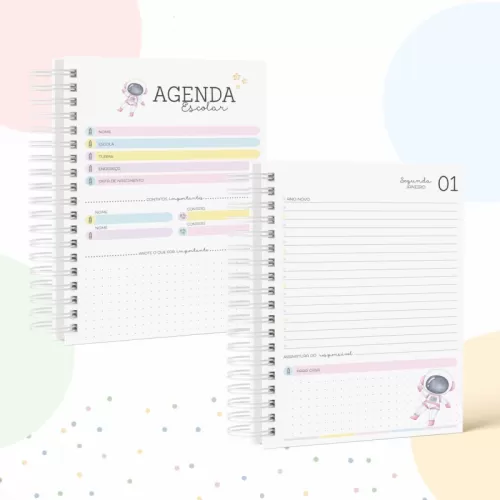 Kit Space Girl – Volta às Aulas 2024 (Papel Amado)