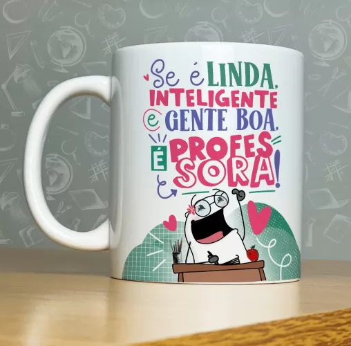 Lançamento Professores 2023 – Estampas Canecas (Abacaxi Sublimático)