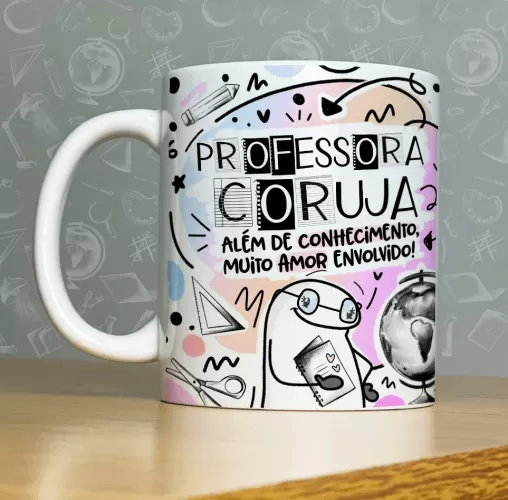 Lançamento Professores 2023 – Estampas Canecas (Abacaxi Sublimático)
