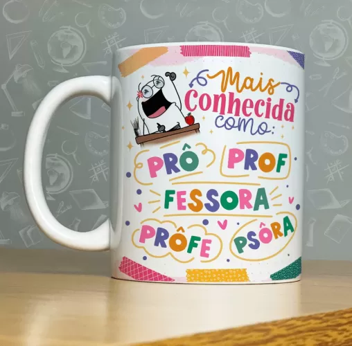 Lançamento Professores 2023 – Estampas Canecas (Abacaxi Sublimático)