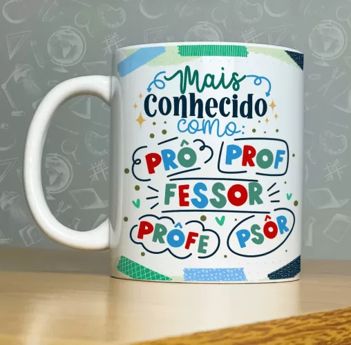 Lançamento Professores 2023 – Estampas Canecas (Abacaxi Sublimático)