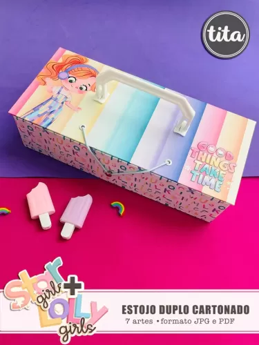Lolly Girls – Estojo Duplo Cartonagem (Tita)