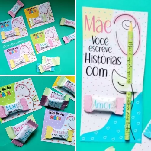 Mães – Artes Digitais para Brindes Fáceis – PDF e PNG