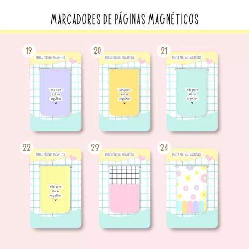 Marcadores de Página magnéticos – Estudio G19