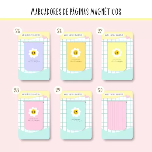 Marcadores de Página magnéticos – Estudio G19