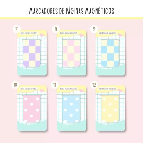 Marcadores de Página magnéticos – Estudio G19