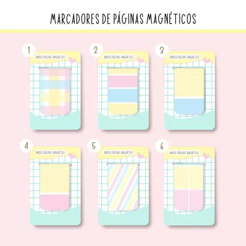 Marcadores de Página magnéticos – Estudio G19