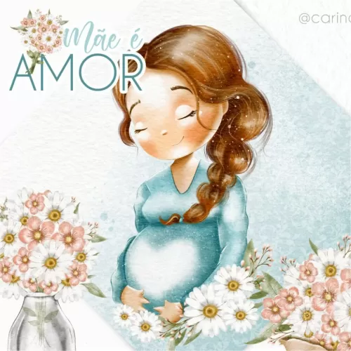 Mega Kit Digital Mãe é Amor – Carinas Paper