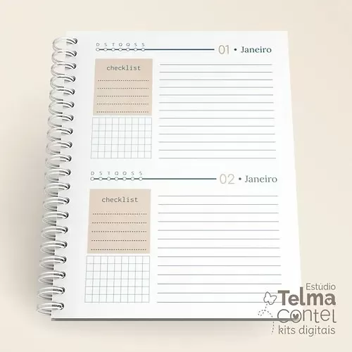 Miolo Agenda Permanente Neutra 2DPP – Estúdio Telma Contel