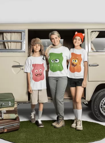 Monstrinhos Divertidos – Camisetas e Canecas – Originale Studio Criativo