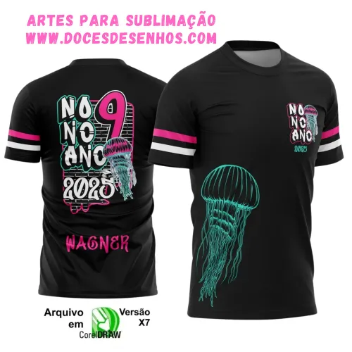 Nono Ano Camiseta Água-Viva – Uniforme Escolar Personalizado Nono Ano Camiseta Água-Viva – Uniforme Escolar Personalizado
