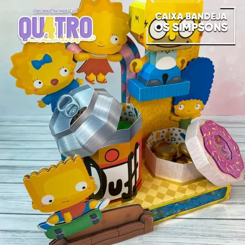 Os Simpsons – Caixa Bandeja – Quatro Cambalhotas