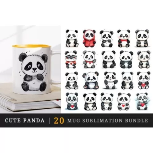 Pack 364 Estampas Cute – Canecas