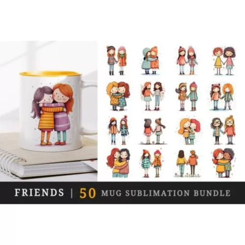 Pack 364 Estampas Cute – Canecas