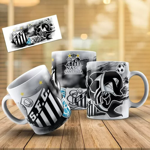 Pack Estampas Canecas Times de Futebol (Tiago)