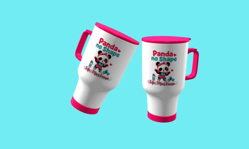Canecas maraomba divertida e fofa, perfeita para animar turmas de academia e amantes do mundo fitness.
