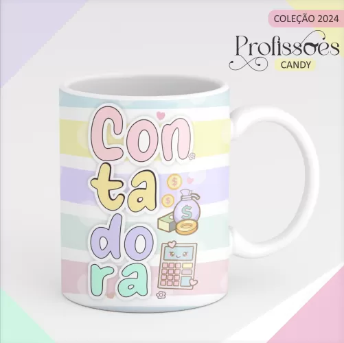 Pack Profissões 2024 Feminina (Encadernação) – Contadora – Lina