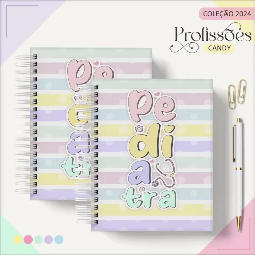 Pack Profissões 2024 Feminina (Encadernação) – Pediatra – Lina