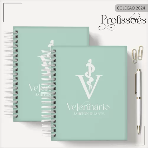 Pack Profissões 2024 Masculina (Encadernação) – Veterinário – Lina