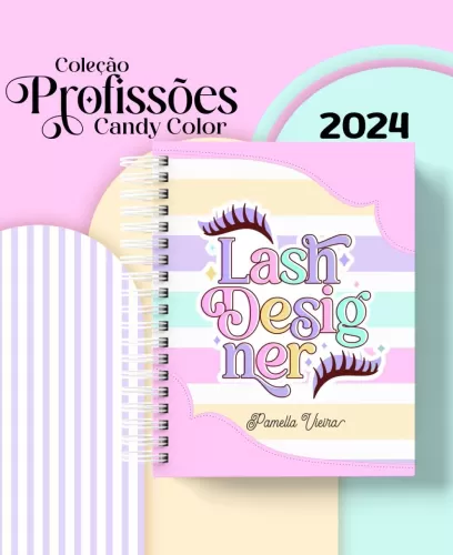 Pack Profissões Candy FEMININA 2024 – Encadernação – Pamella Vieira