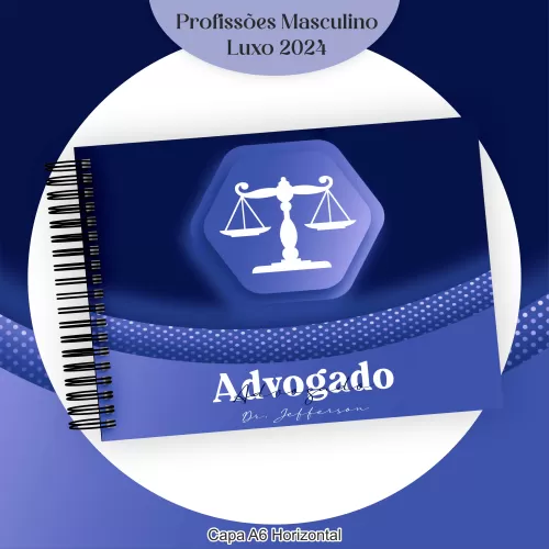 Pack Profissões Masculinas LUXO 2024 – Encadernação – Pamella Vieira