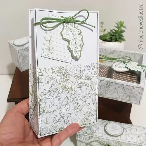 Pack Scrap Folhagens Printable – Nicole Neves