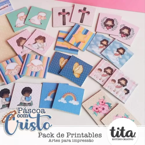 Páscoa com Cristo – Kit Printable – Tita