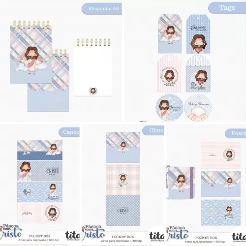 Páscoa com Cristo – Mega Pocket Box – Tita