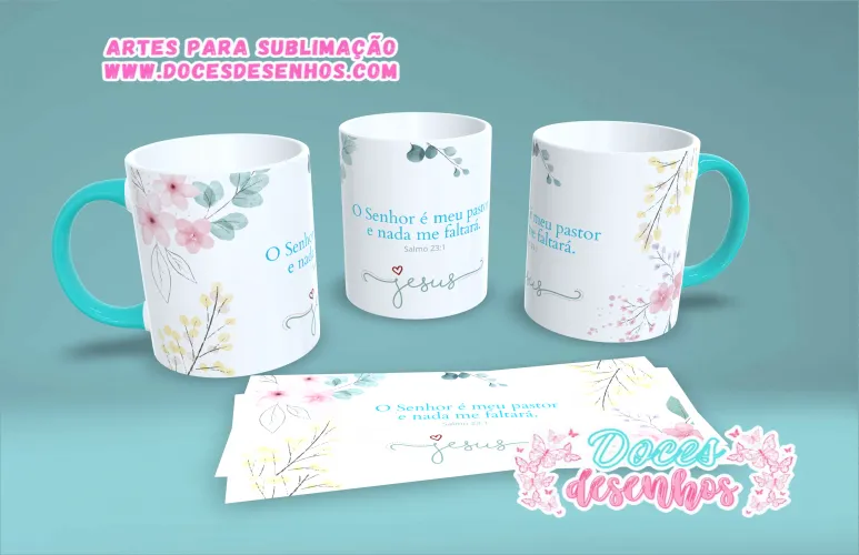 Arte Cristã para Canecas – Pronta para Personalizar Arte Cristã para Canecas – Pronta para Personalizar