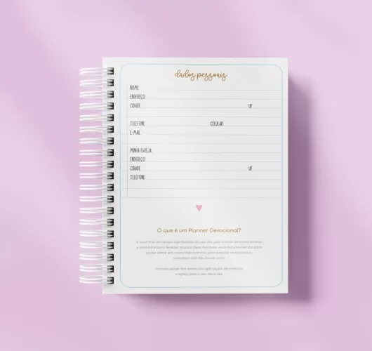 Planner Devocional A5 – (Studio G19)