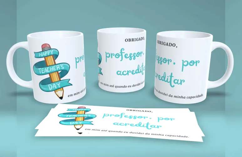 Professores JPG PNG caneca – Arquivo Sublimação Exclusivo