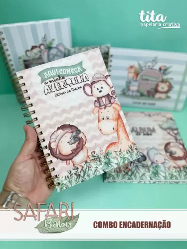 Safari & Floresta Baby – Combo Encadernação – Tita