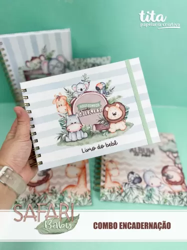 Safari & Floresta Baby – Combo Encadernação – Tita