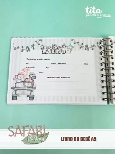 Safari & Floresta Baby – Combo Encadernação – Tita