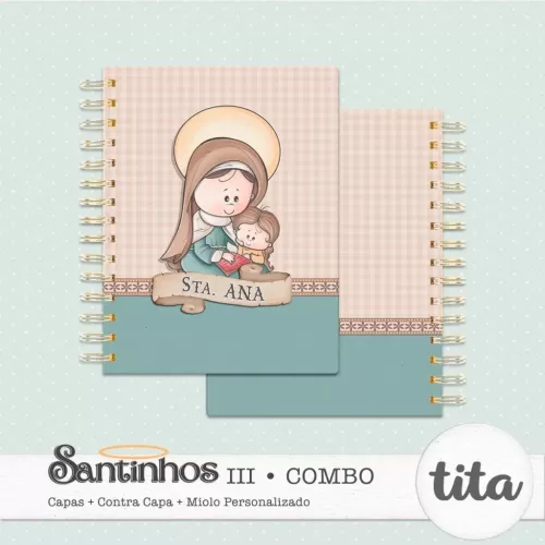 Santinhos 3 – Cadernos A5 (Tita)