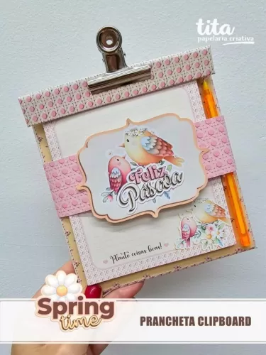 Spring Time – Prancheta Clipboard (Tita)