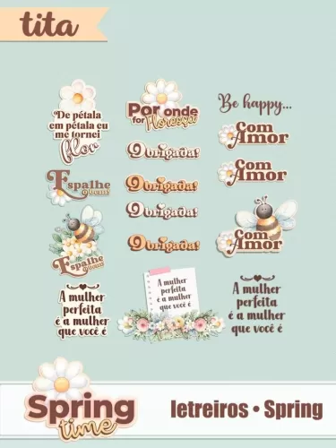 Spring Time – Prancheta Clipboard (Tita)