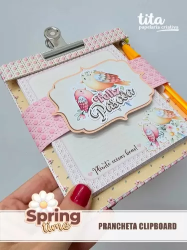 Spring Time – Prancheta Clipboard (Tita)