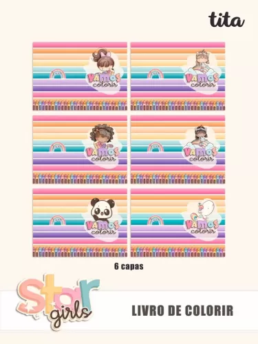 Star Girls – Livro de Colorir (Tita)