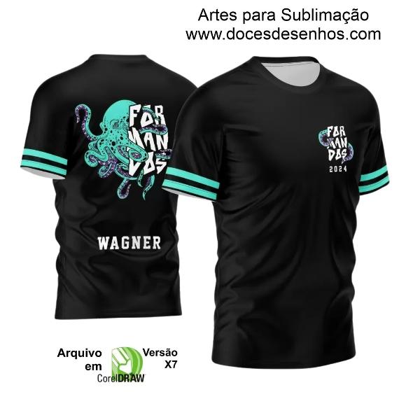 Template Camisa Formandos 2024 Polvo Verde Água