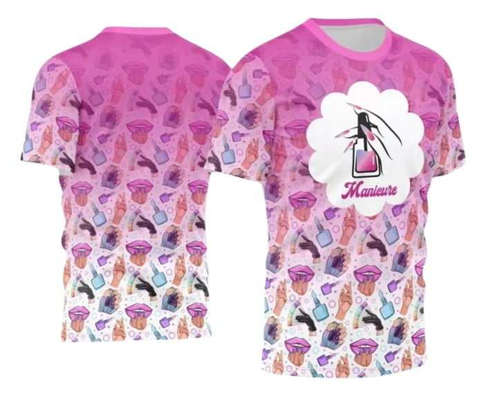 Template Camisa Profissão - Manicure 2024